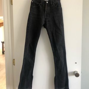 RE/DONE BLack Elsa jeans size 23. DO NOT BUY.